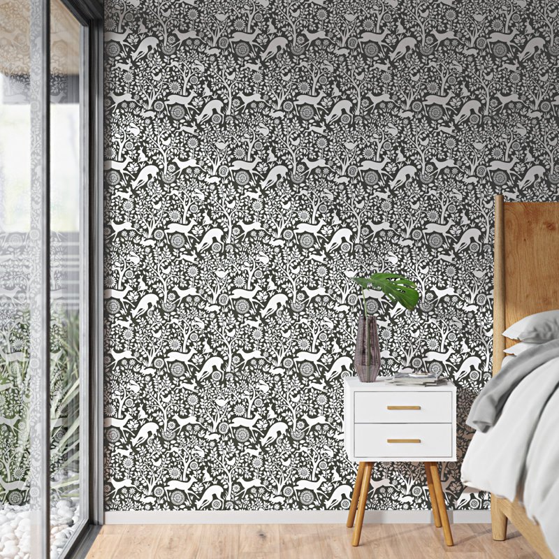 Monaghan Merriment 216' L x 20.5" W Peel and Stick Wallpaper Roll & Reviews AllModern